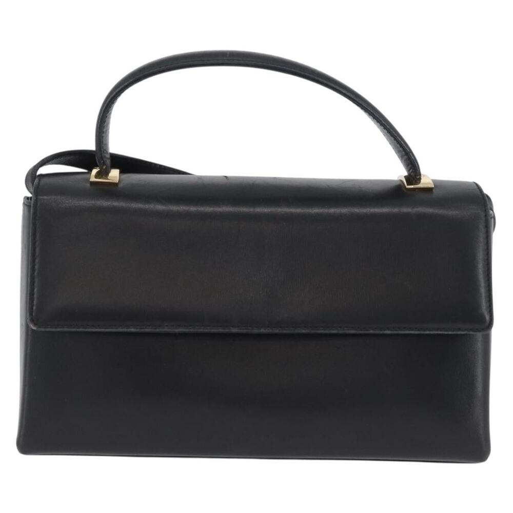 Salvatore Ferragamo Leather Handbag Black